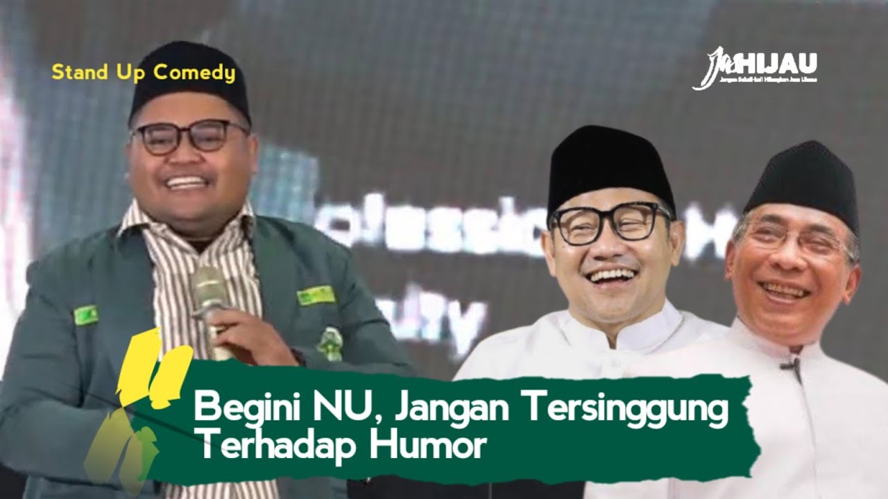 Sentil Gus Yahya dan Cak Imin, Stand Up Boby Madura: NU Jangan Tersinggung Terhadap Humor