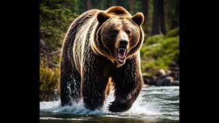 The Bear Angry 😡 face and Cute Face ☺️#cartoon #bear #angry#shorts #viralvideo