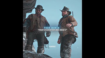 Month your characters #rdr #rdr2 #gaming #shorts