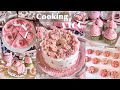 【Cooking Vlog】桜スイーツを作ってお家でお花見🏡🌸思うままにお菓子作りを楽しむ社会人の製菓記録👩🍳満開の桜シフォン|桜モンブラン|桜のバスクチーズケーキ