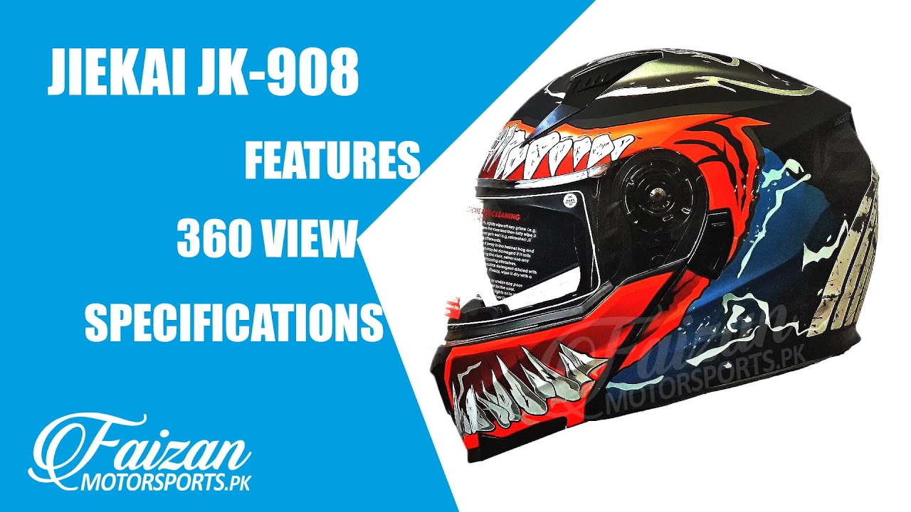 Jiekai Jk 908 Jaw Flip Up Dual Visor Vents Removeable Padding Bluetooth Ready Jk908 Youtube
