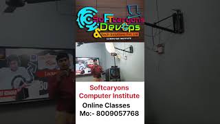 Live classes In Softcaryons Computer Institute