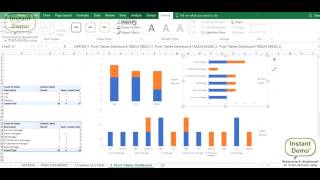 10 minutes - Creating Interactive Dashboards using Pivots, Slicers and Timelines in excel