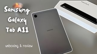 ✨Unboxing Samsung Galaxy Tab A11 ASMR✨ customization & gaming