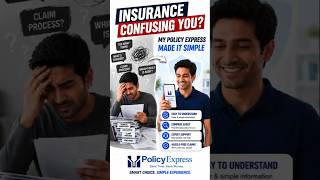 Insurance Confusing You? 😳 | My Policy Express Made It Simple 🛡️ #healthinsurance