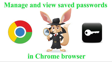 Manage and view saved passwords in Chrome browser