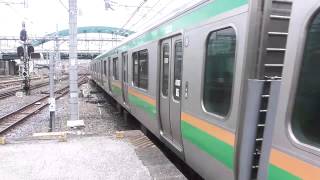 E231系高崎線普通列車 大宮駅発車