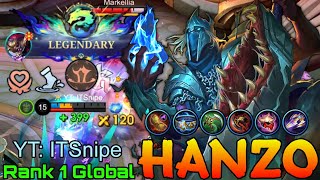 Hybrid Hanzo Legendary Build - Top 1 Global Hanzo by YT: ITSnipe - Mobile Legends