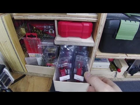 ④結局引き出し作り【閃きDIY】あったら良いな形にバイメタルホールソー編