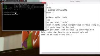 Menampilkan Hello Ionic | Pemograman Web Mobile