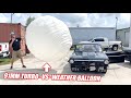 We Hooked a GIGANTIC Weather Balloon To Our 1,500 Horsepower Boosted Nova!!!