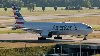 Boeing 777 action at Munich airport