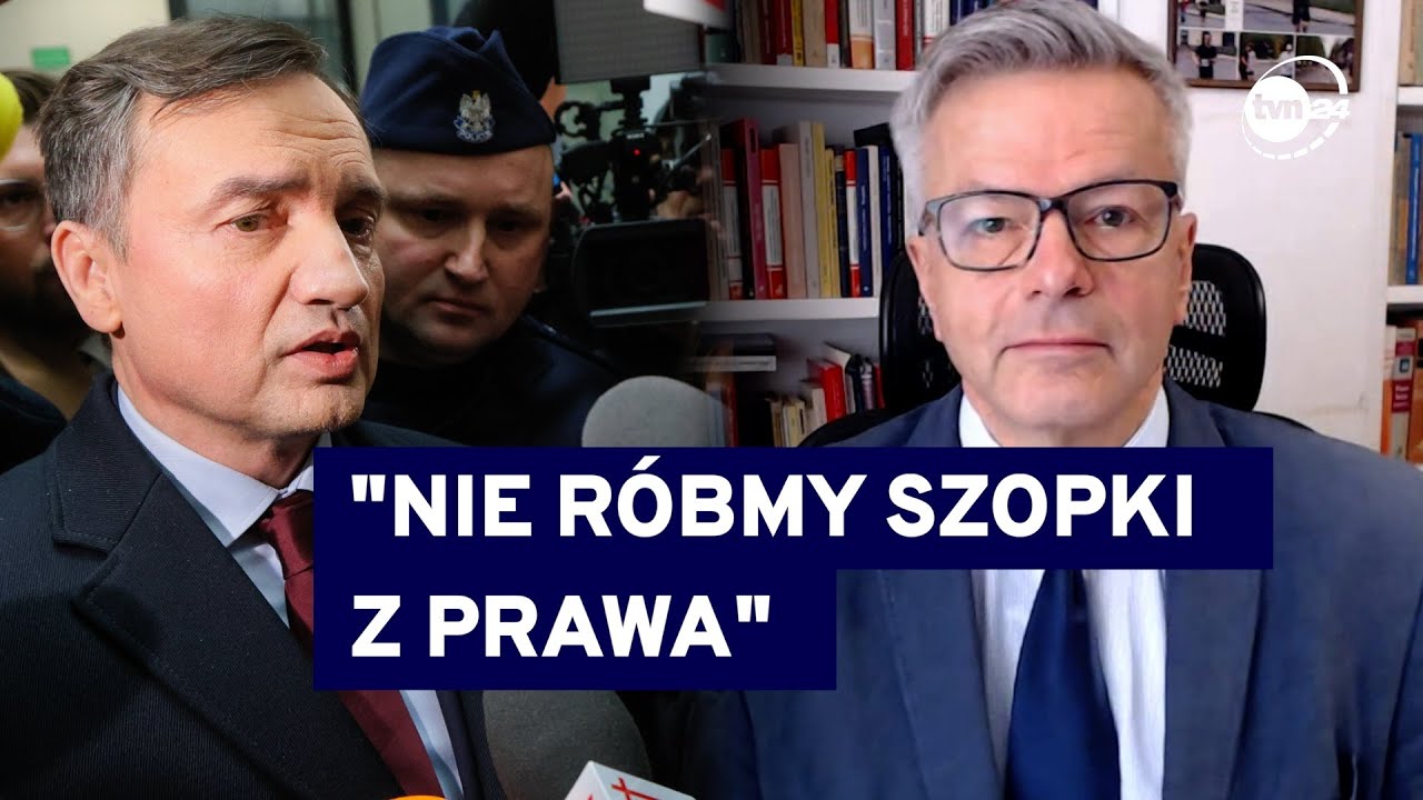 Zatrzymanie Zbigniewa Ziobry. Sędzia Wróbel o możliwym areszcie @tvn24