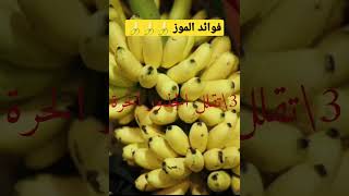 فوائد الموز 