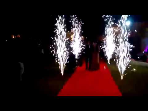 Dulha Dulhan Entry Wedding Cold Fireworks at 400  91  9990833757