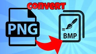 how to convert png to bmp format