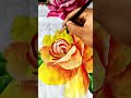 Just painting a lovely Rose on Fabric 🌹 #handpaintedkurti #plussize