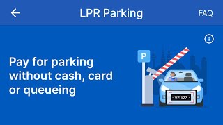 LPR PARKING. tak perlu kad atau tiket lagi.baca plat palang terus buka.. T N Go dan Flexiparking