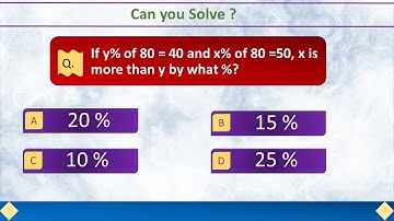 You must know this famous trick in Percentage  || Junior Math Olympiad || AMC 8 || AMC 10