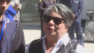Det. Juan Serrano’s widow, Mylin Matos-Serrano.