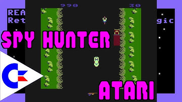 Trying Spy Hunter on the Atari 800