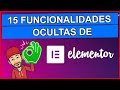 🖐️ 15 trucos o funcionalidades ocultas de elementor gratis,  wordpress 121 tutorial o curso español