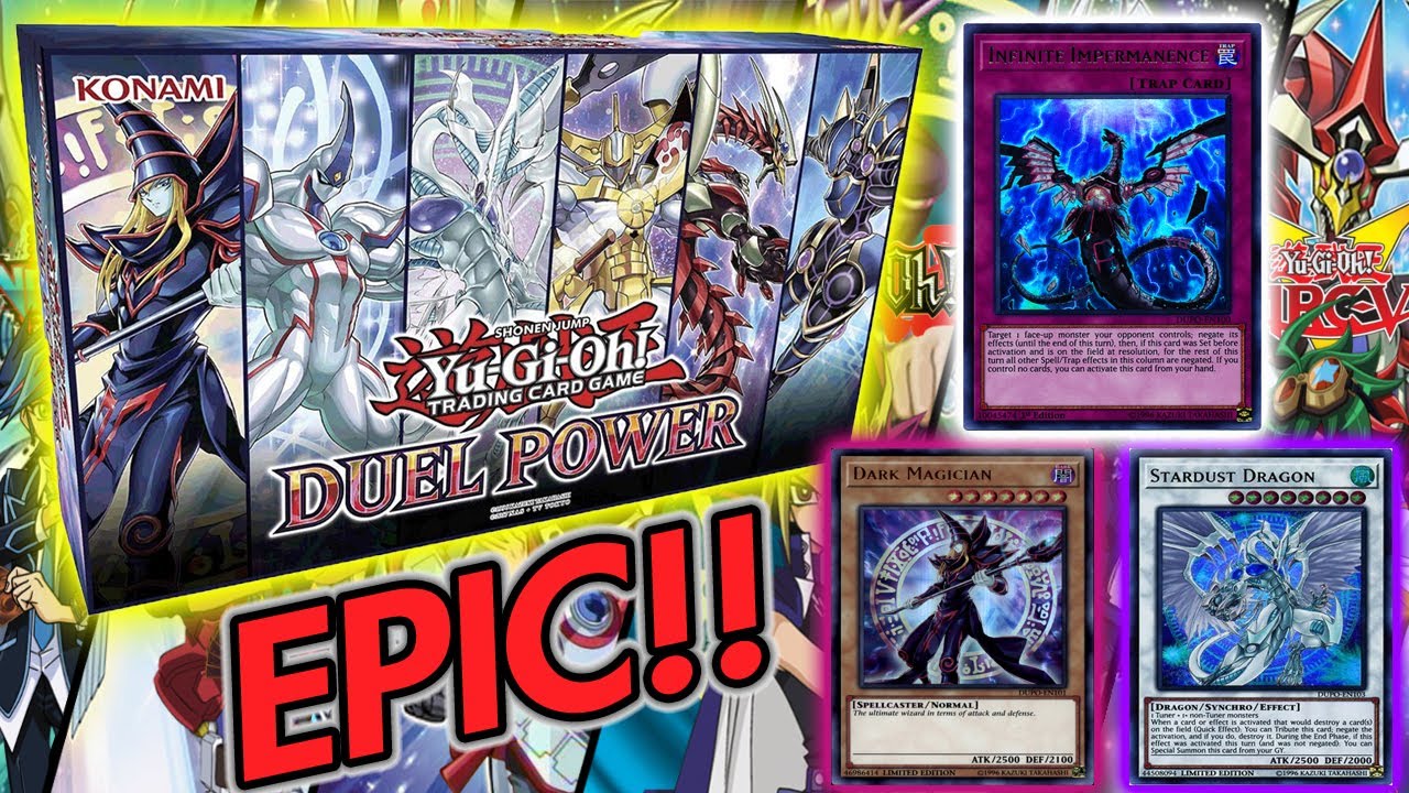 YuGiOh! NEW DUEL POWER TCG BOX OPENING YouTube