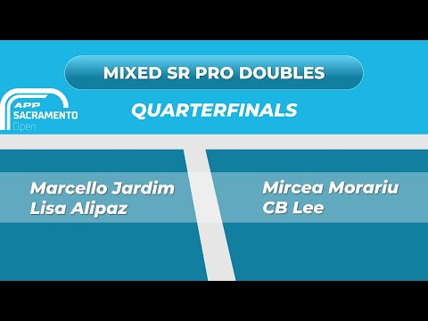 Sacramento APP: Senior Pro Mixed Doubles Quarterfinals