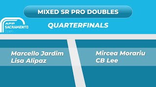 Sacramento APP: Senior Pro Mixed Doubles Quarterfinals