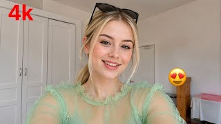 4K Micro Mini String Bikini Tiny Bikini Try-on Haul See-everything Sheer Transparent on#sheinhaul 