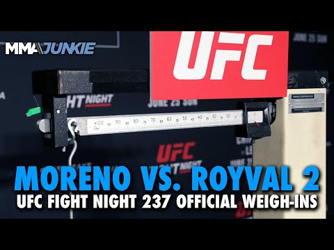 UFC Fight Night 237 Official Weigh-ins Live Stream | Friday, 10 a.m. ET