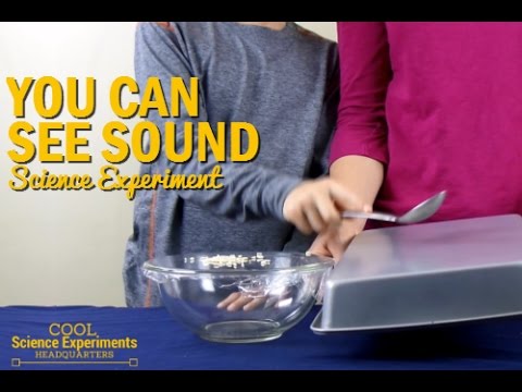 How to See Sound Science Experiment