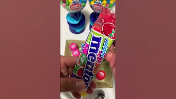 Unboxing Mentos Rainbow Flavour ASMR Satisfying Shorts Viral Trending 