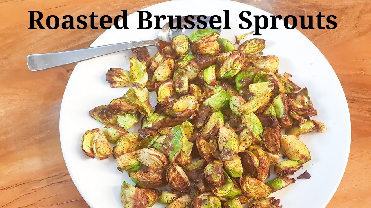 Roasted Brussel Sprouts Quick and Easy recipe Air Fryer Recipes Shez World YouTube