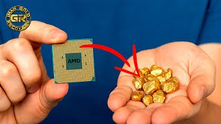 видео: Извлечение золота из 30 процессоров AMD | Сколько золота содержится в процессорах? картинка: Извлечение золота из 30 процессоров AMD | Сколько золота содержится в процессорах?