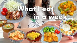 What I eat in a week | Simple &Healthy Japanese Cooking | Baking Focaccia | Living in Canada 🇨🇦