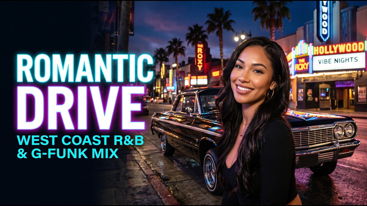 West Coast G-Funk Vibes | Neon Hearts on Hollywood Drive • Smooth