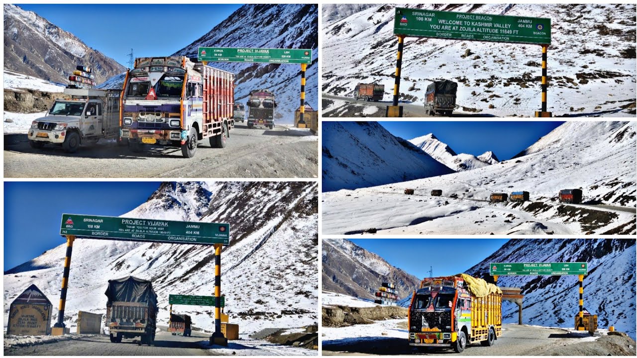 Zojila Latest Update | Road Conditions | 22 November 2024 | Snowfall🌧️ ...