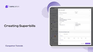 Carepatron Tutorials: Creating Superbills