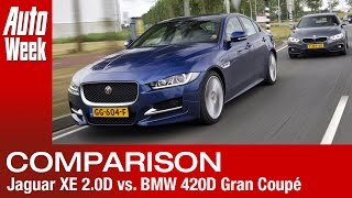 Dubbeltest - Jaguar XE vs BMW 4-serie Gran Coupé