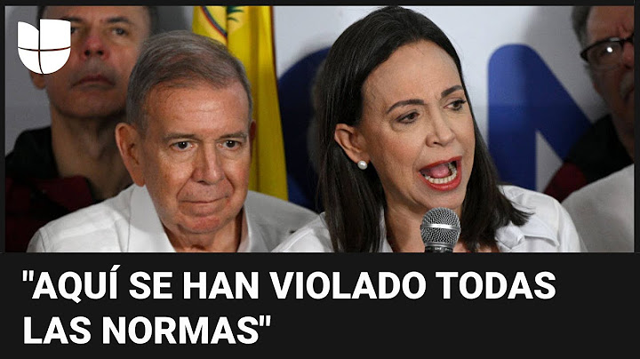 La oposición rechaza los resultados de las elecciones en Venezuela: “Se han violado las normas”