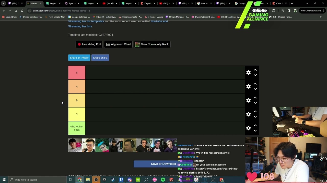 BTMC hairstyle tier list 