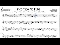 Tico Tico Partitura fácil de Trompeta y Fliscorno en Si bemol No Fuba