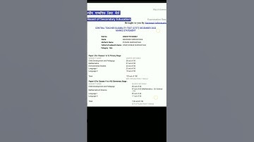 CTET RESULT DEC 2022 // my ctet Result // Ctet marksheet // #Ctet Result