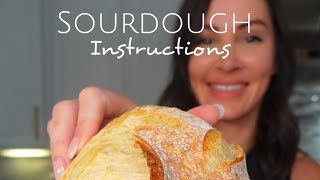 Homemade Sourdough Bread Recipe and Instructions