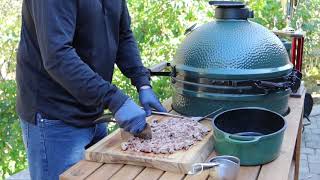 Chef Jeff Raymond's Award Winning Chili on the Big Green Egg