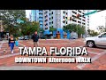 Downtown Tampa Florida Walk, | 5k 60 | City Sounds