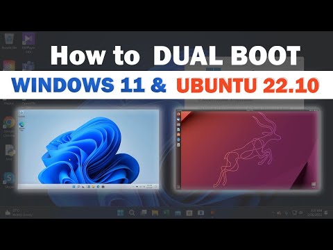 #Phần02: Hướng dẫn cách Dual Boot cho Ubuntu 22.10 & Windows 11 | Học Linux cùng Boo