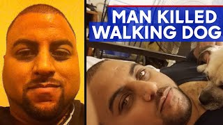 Man walking dog fatally shot by stray bullet in NYC