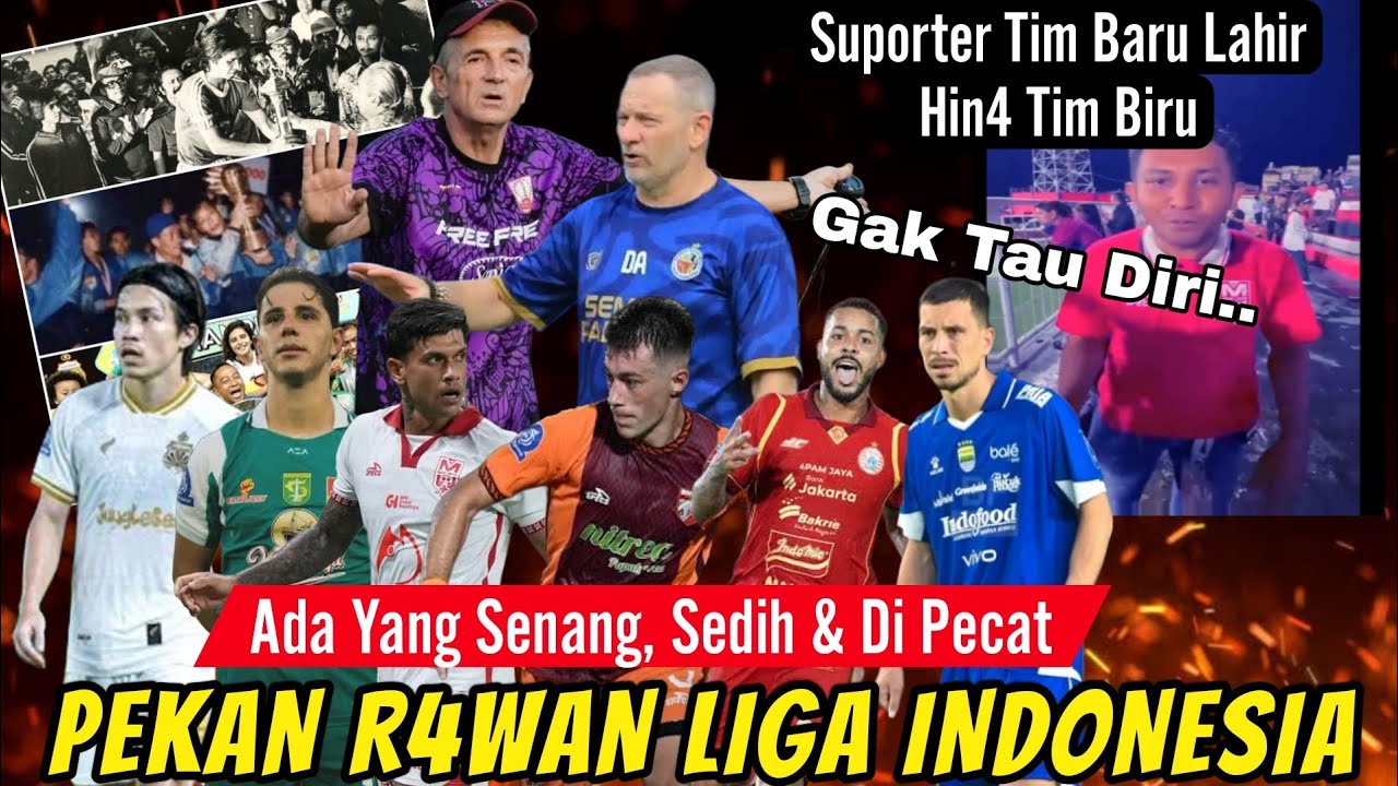 Gak Tau Diri.. Oknum Suporter Malut Ej3k Tim Biru😱Mitos Juara Liga Indonesia & Pekan Krusial 